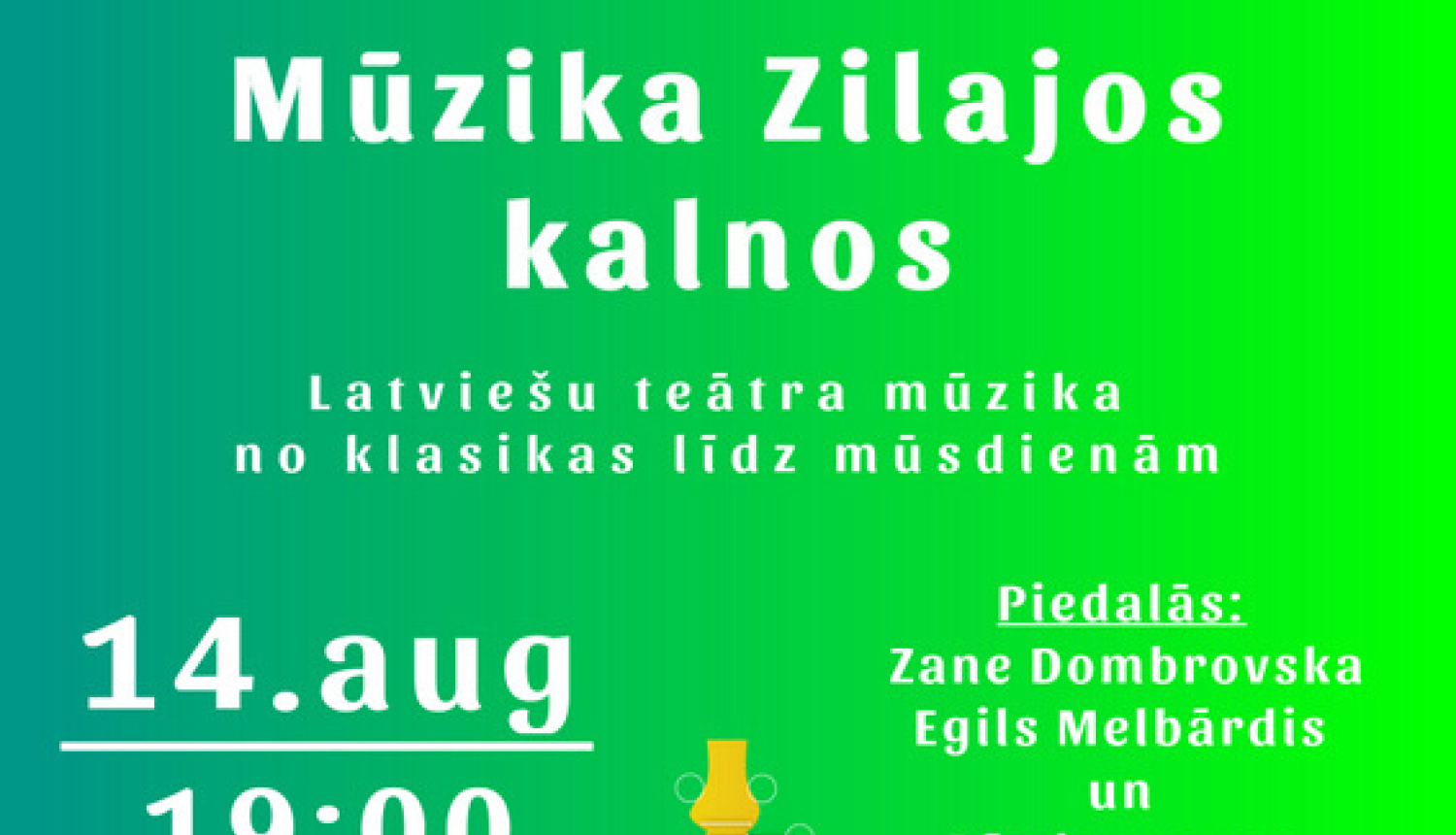 14. augustā Ogres Zilajos kalnos skanēs teātra mūzika