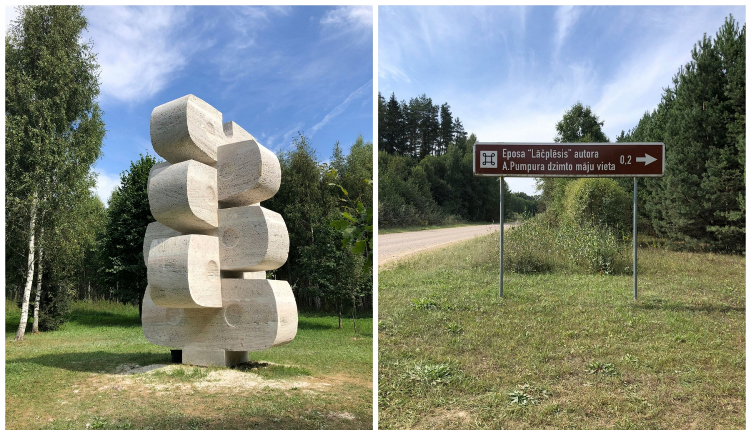 A.Pumpura piemineklis Birzgalē