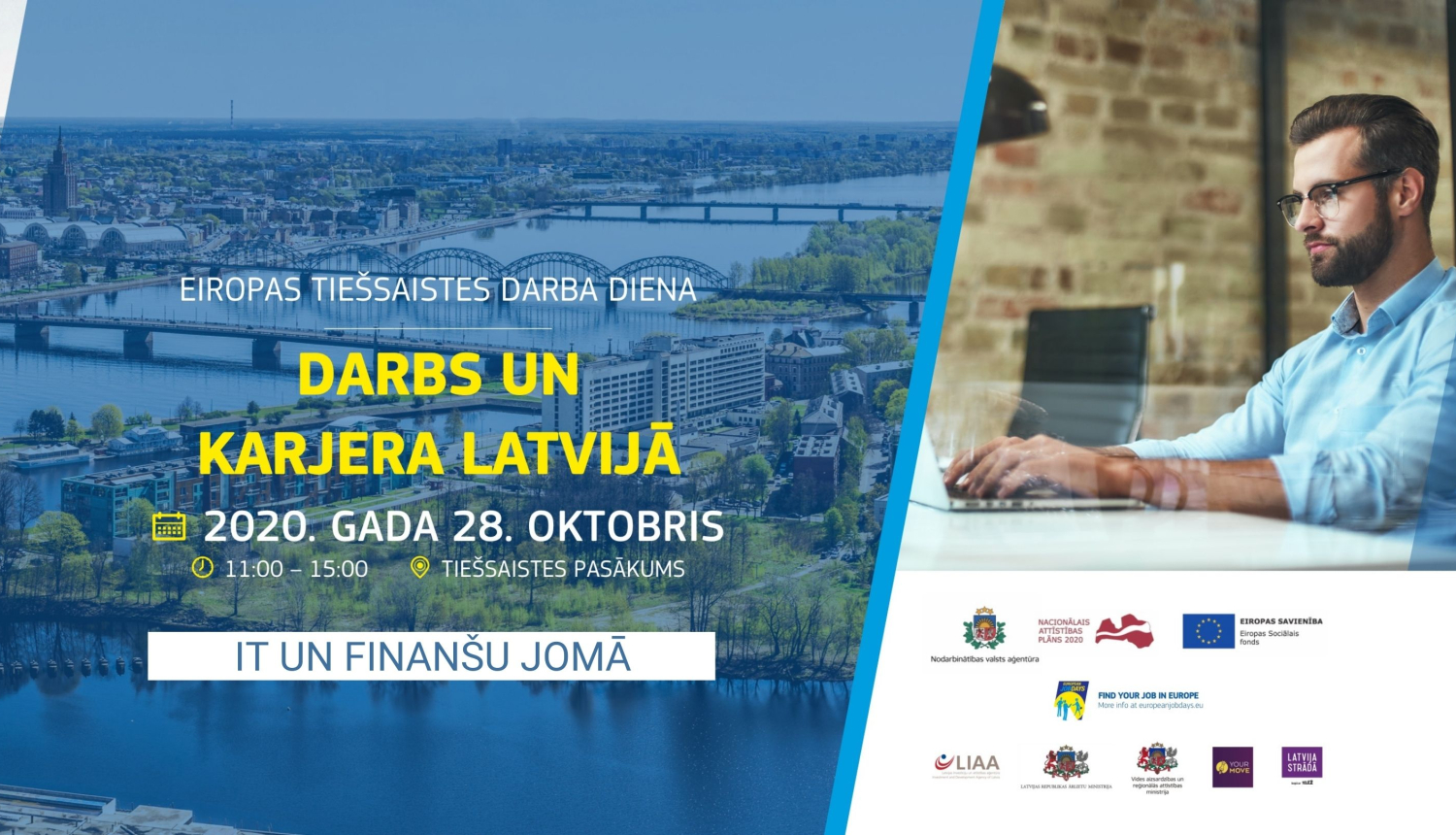 Norisināsies tiešsaistes darba diena speciālistu piesaistei IT un finanšu jomai