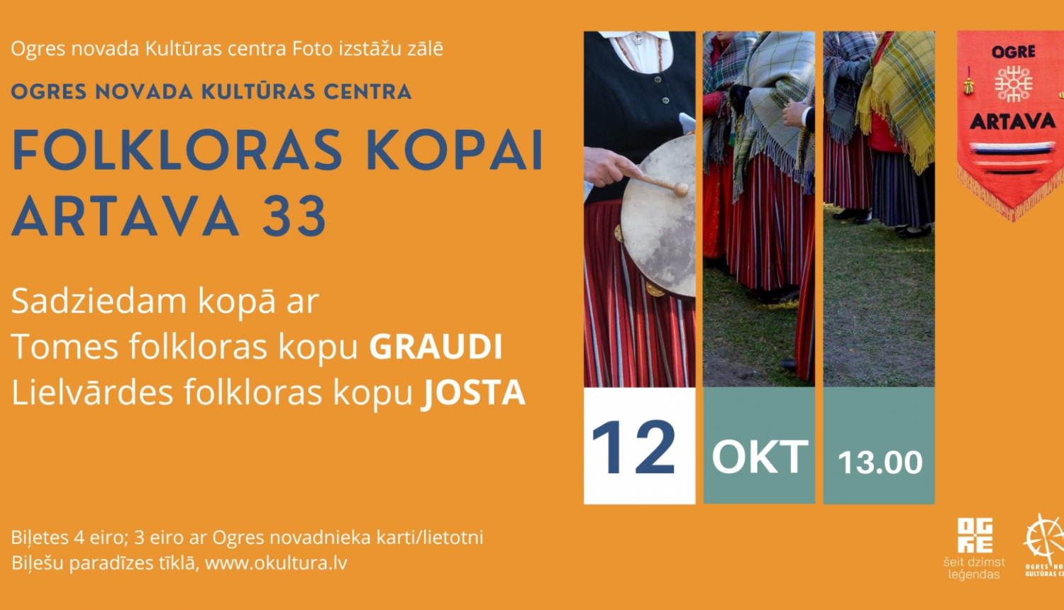 olkloras kopas ARTAVA 33 gadu jubileja 12.10.2024.