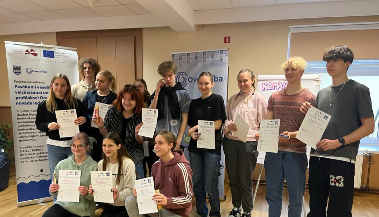 Oveselība nometnes jauniešiem "Esi brīvs no atkarībām!" 02_2023