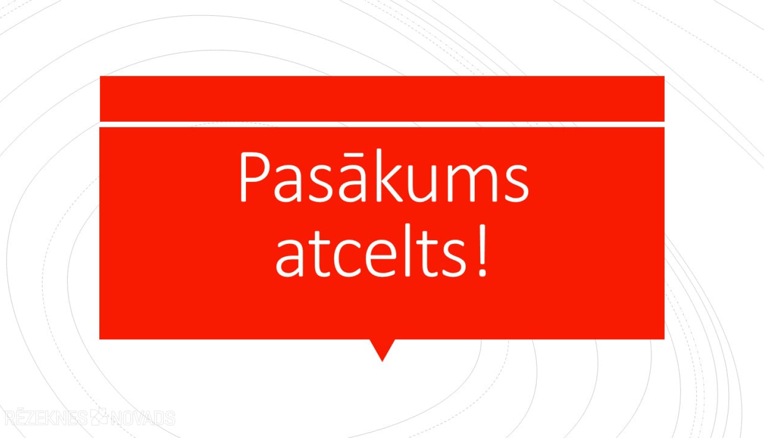 Atcelts pasākums