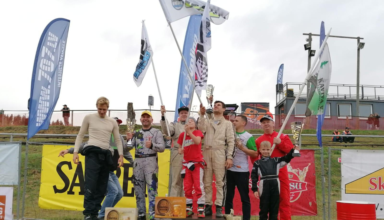 SK “Ogre” komanda – Latvijas čempione autokrosā