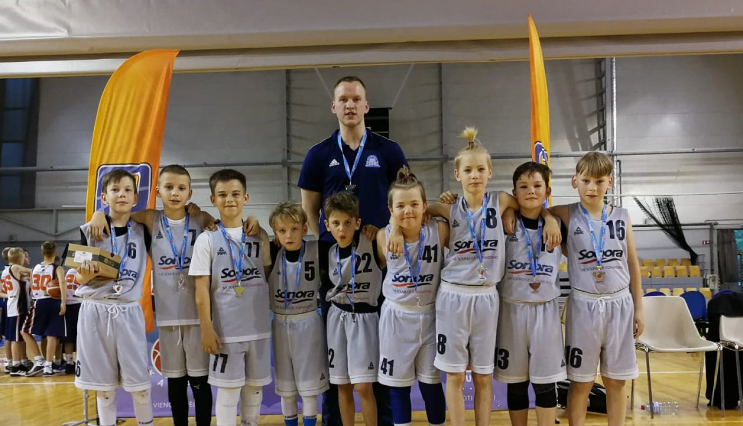 Ogres Basketbola skolas komandai 3. vieta LJBL turnīrā “Baltais kauss”