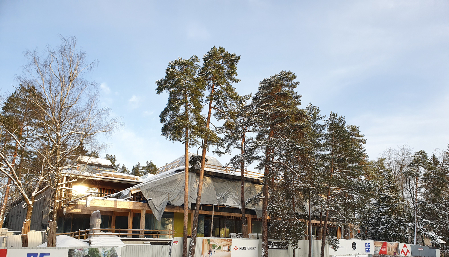 Vairākos būvniecības objektos ir iestājies tehnoloģiskais pārtraukums