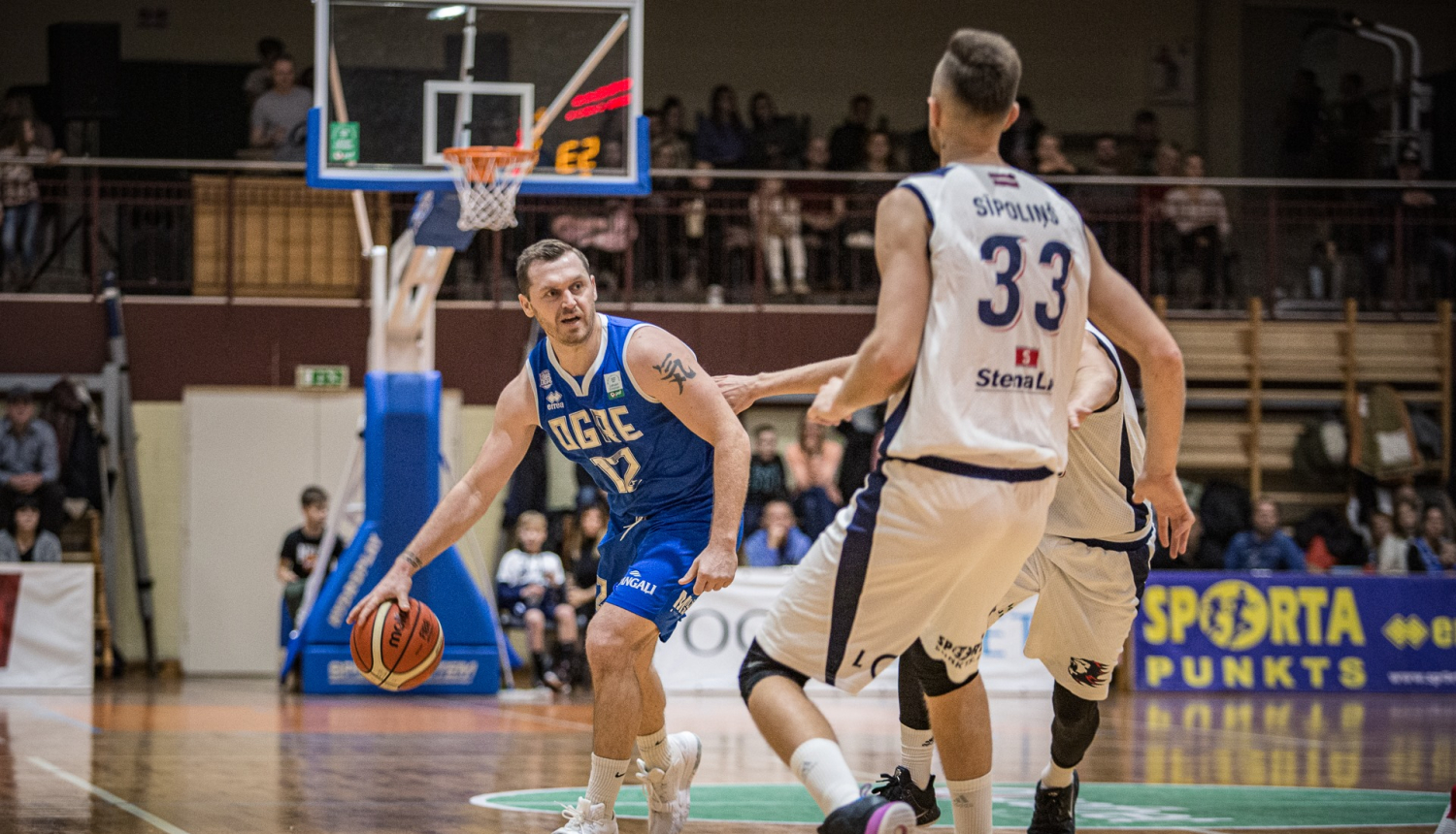 BK "Ogre" pārliecinoši uzvar BK "Liepāja"