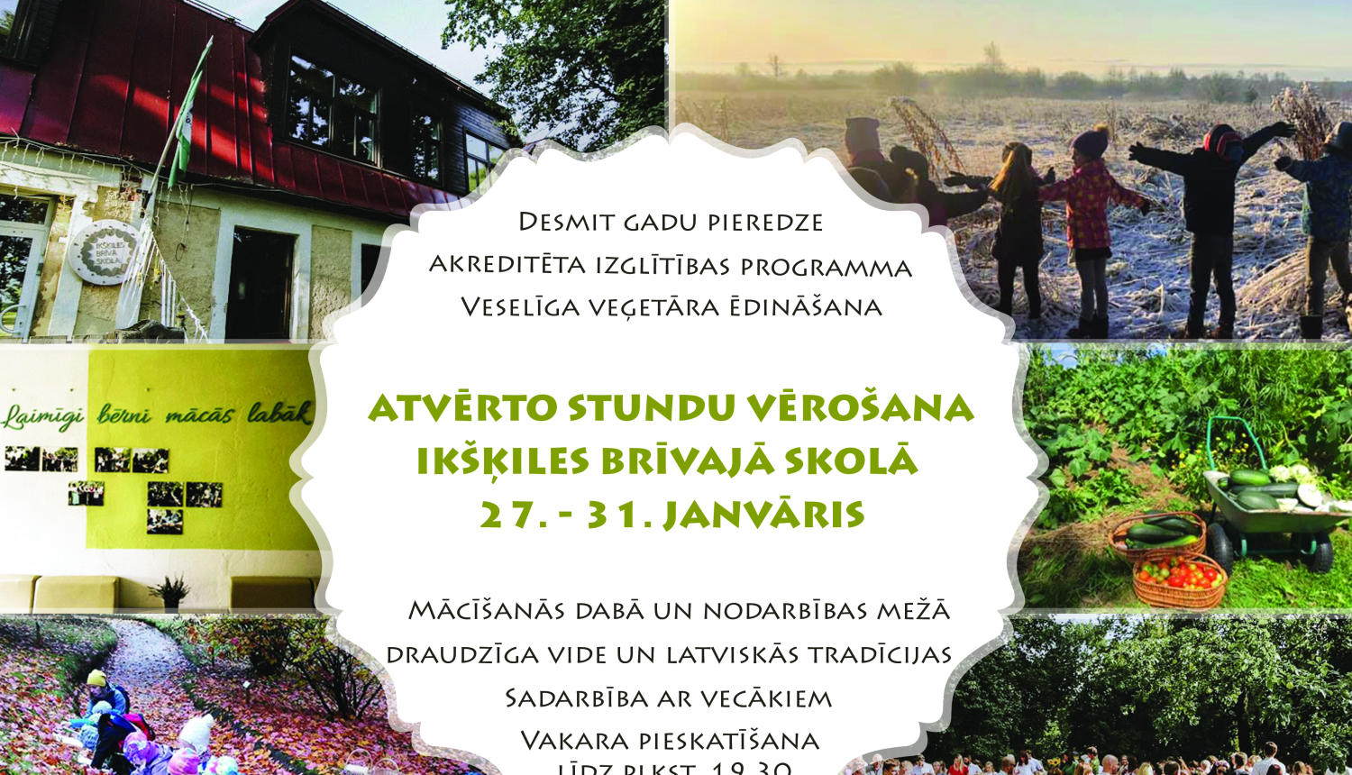 Atvērto stundu vērošana Ikšķiles Brīvajā skolā