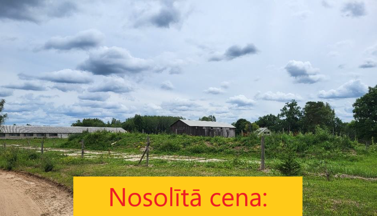 Nekustamais īpašums  “Burtnieku zeme”, Taurupes pagastā izsoles rezultāts