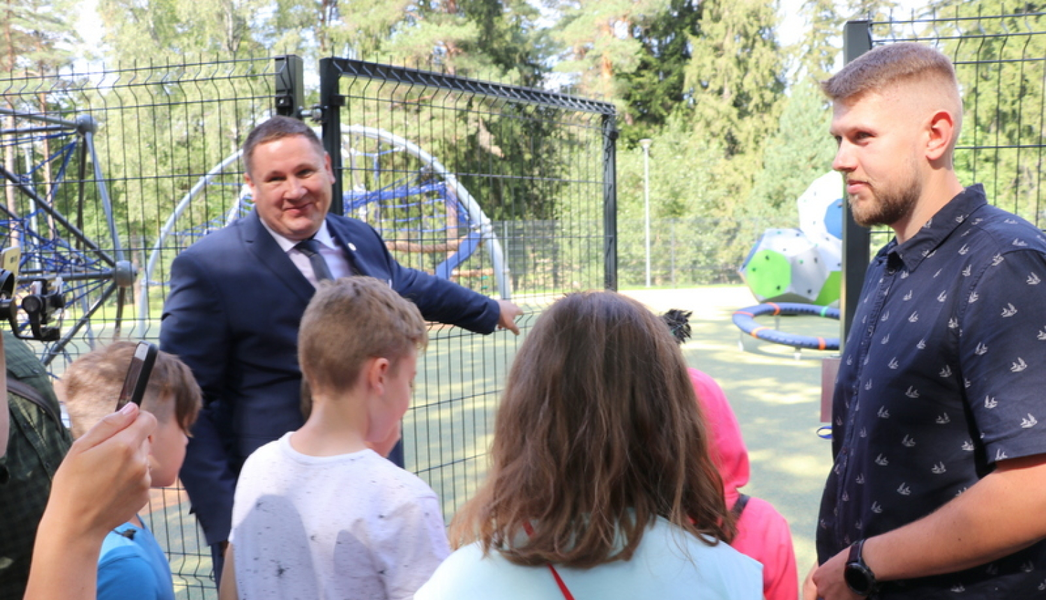 Atklāts bērnu rotaļlaukums J.Čakstes prospektā