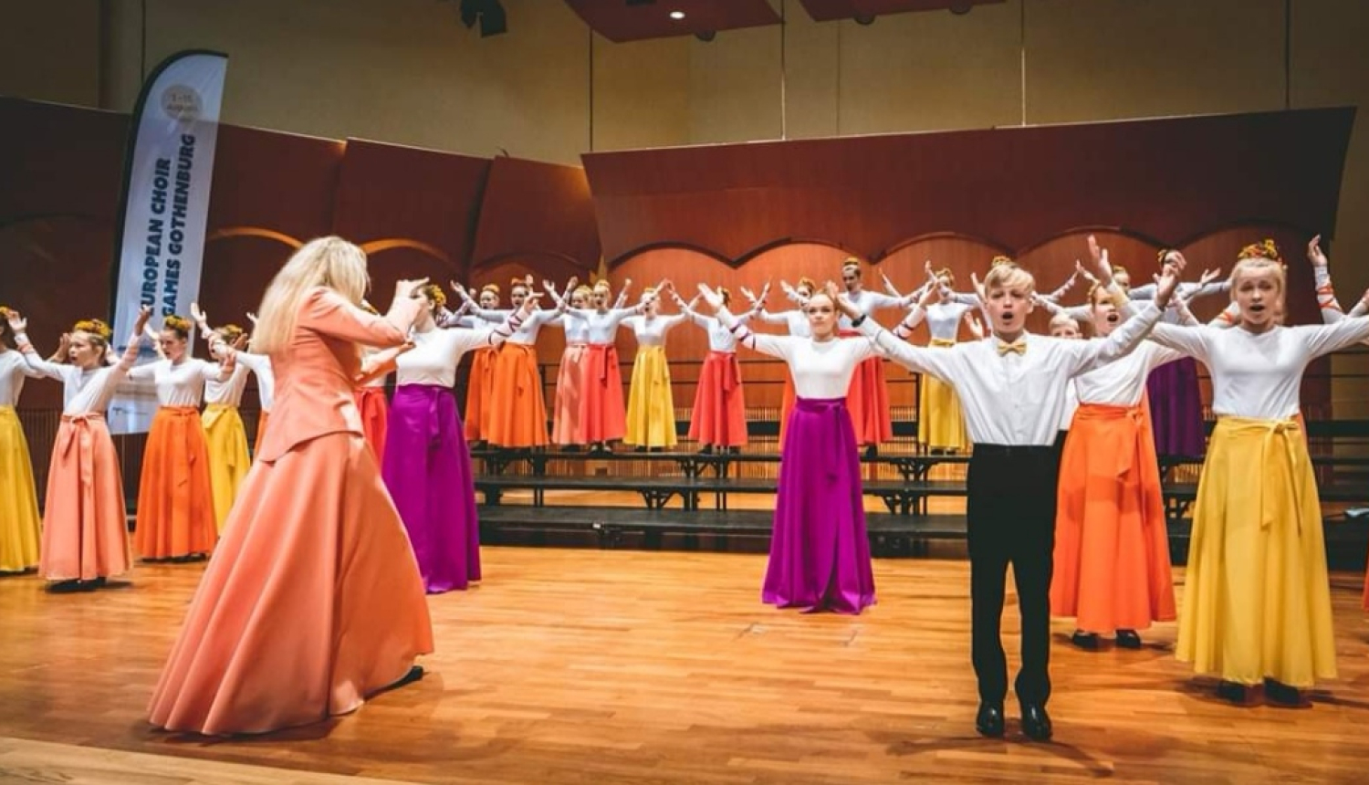 Ogres korim Zelta diploms un medaļa Eiropas koru olimpiādē