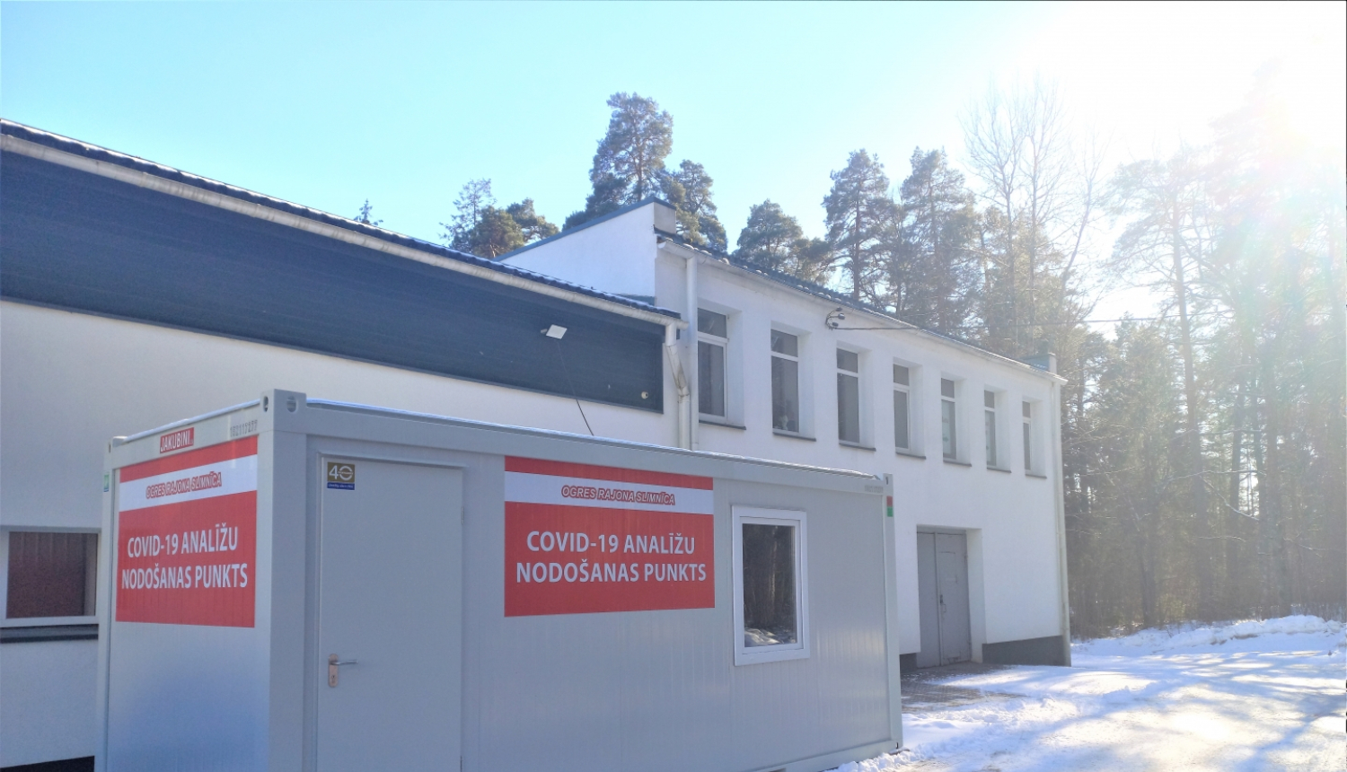 Covid 19 analīžu nodošanas punkts