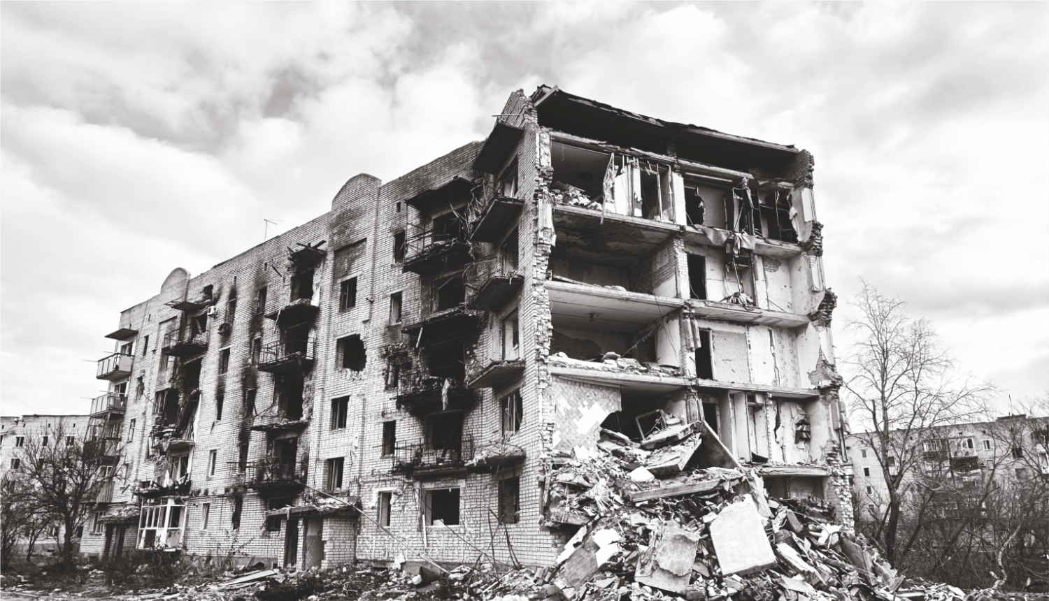 Daudzdzīvokļu māja Ukrainā