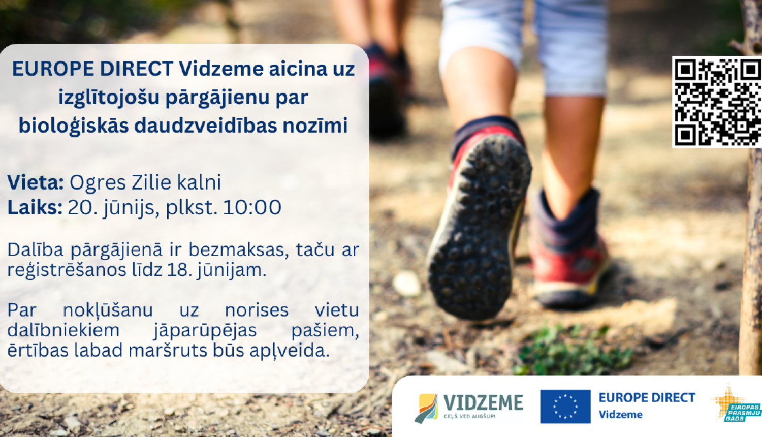 Aicinājums piedalīties izglītojošā pārgājienā