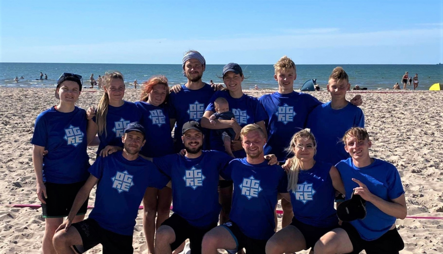 Ogrēniešiem bronza Latvijas pludmales čempionātā frisbijā