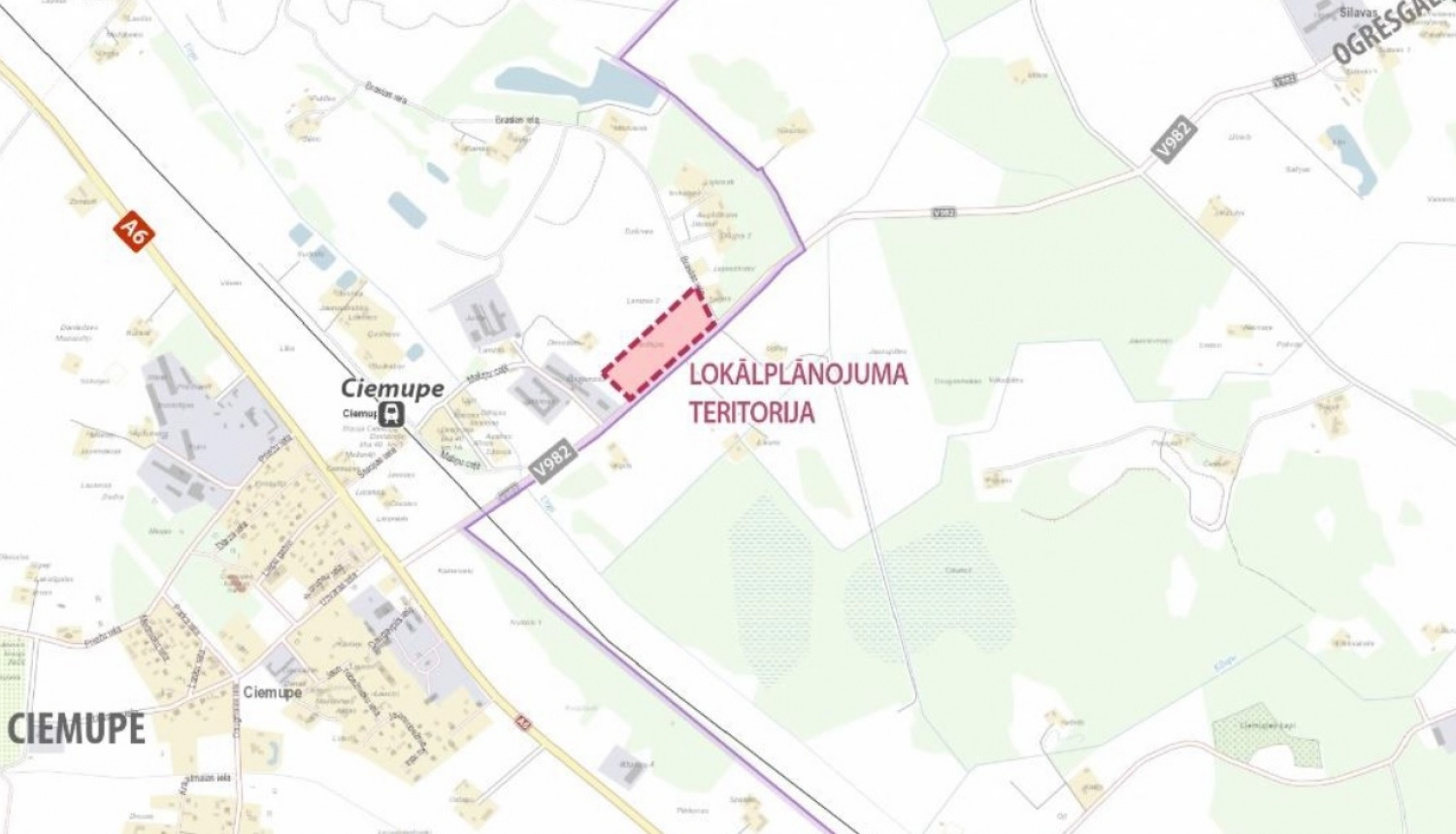 Lokālplānojuma nekustamajam īpašumam “Ziedlejas”, Ciemupē, Ogresgala pag., Ogres nov., 2.0. redakcijas publiskā apspriešana