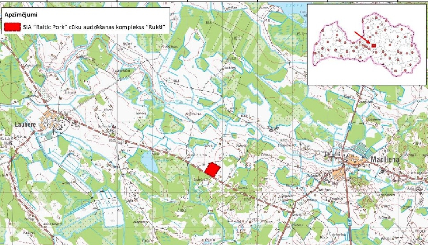 Apstiprināta detālplānojuma “Detālplānojums zemes gabaliem “Rukši”, “Vepri”, “Troļļi” un “Vikingi”” grozījumu  2.1.redakcija