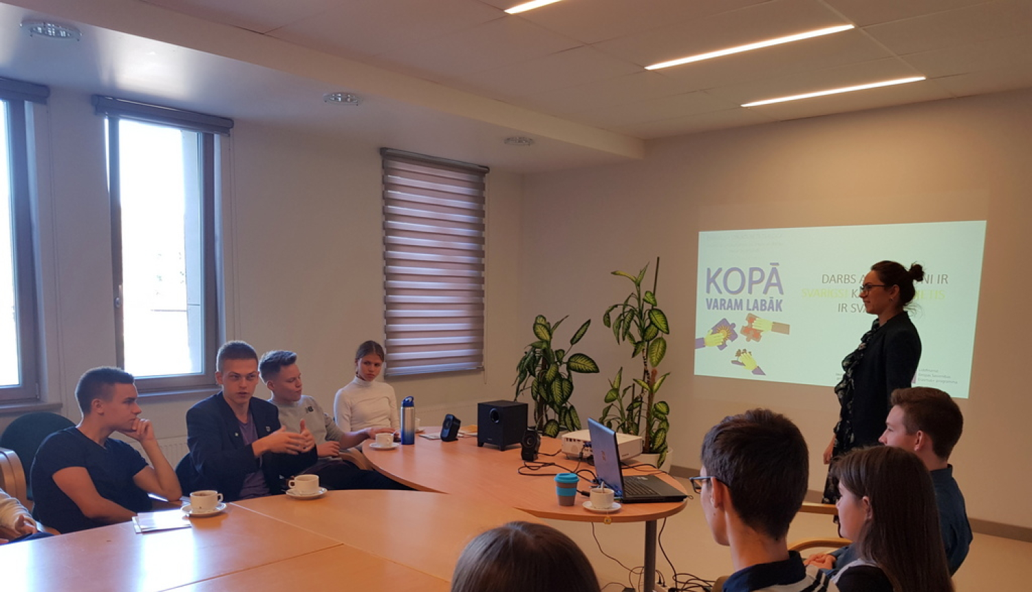 Seminārā tiekas Ogres novada skolu pašpārvaldes