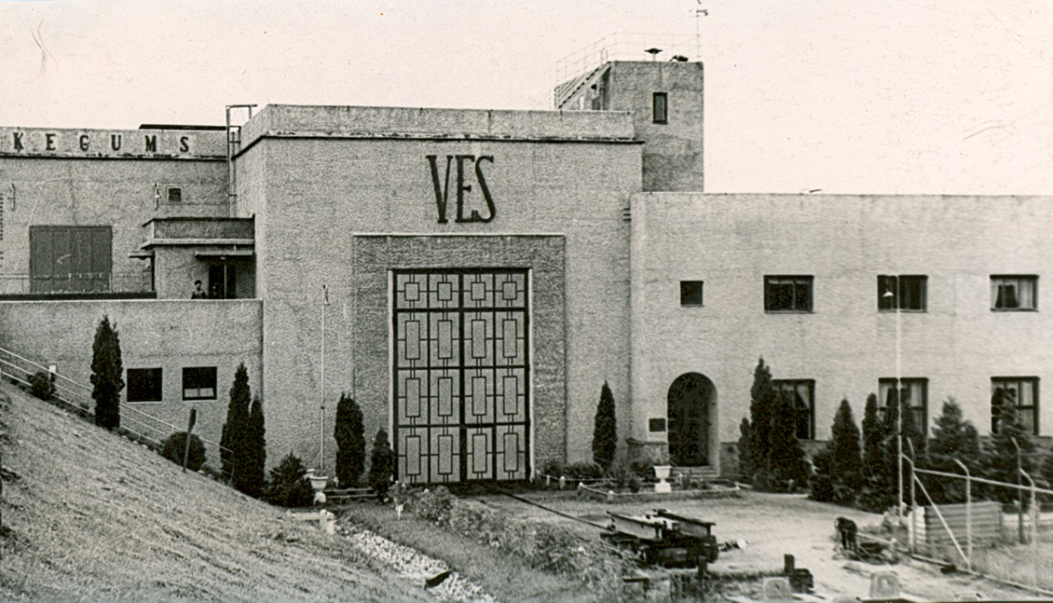 Ķeguma HES vēsturisks foto