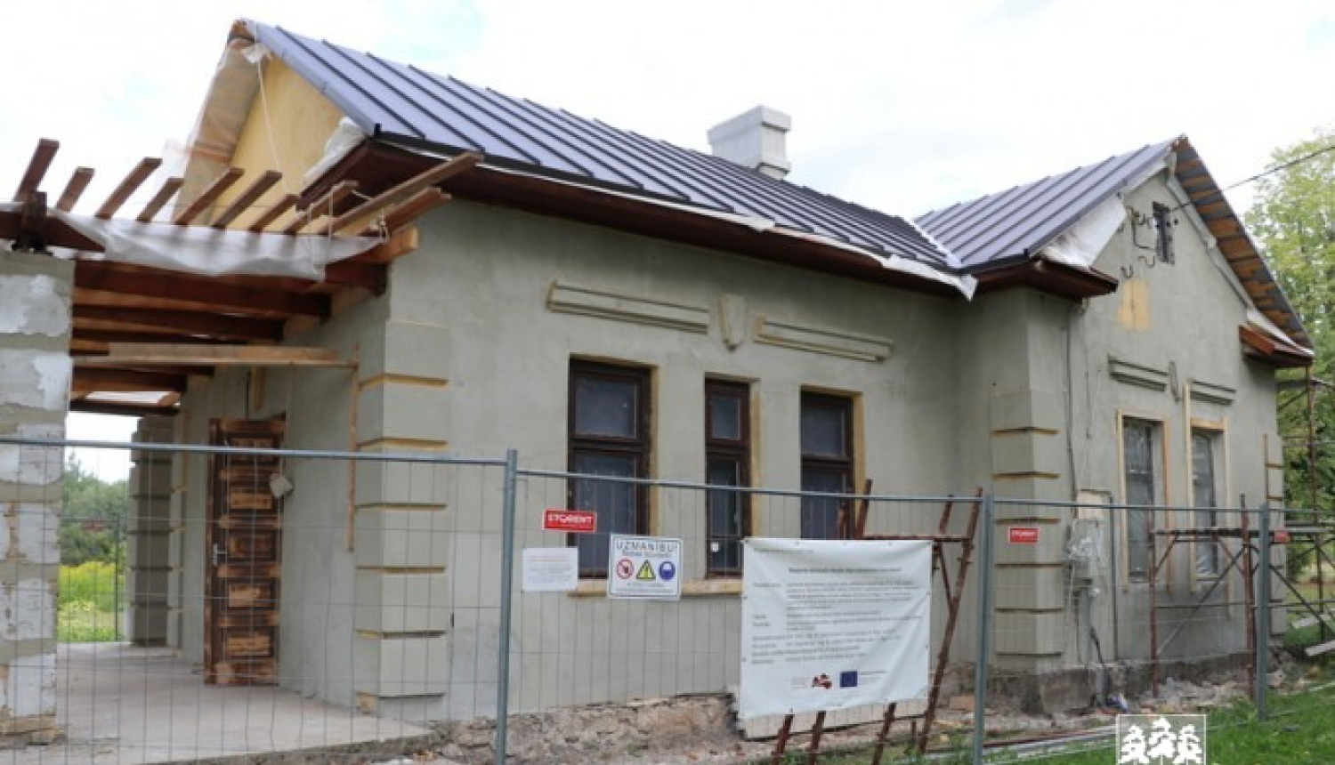 Ķeipenes stacijā darbi turpinās