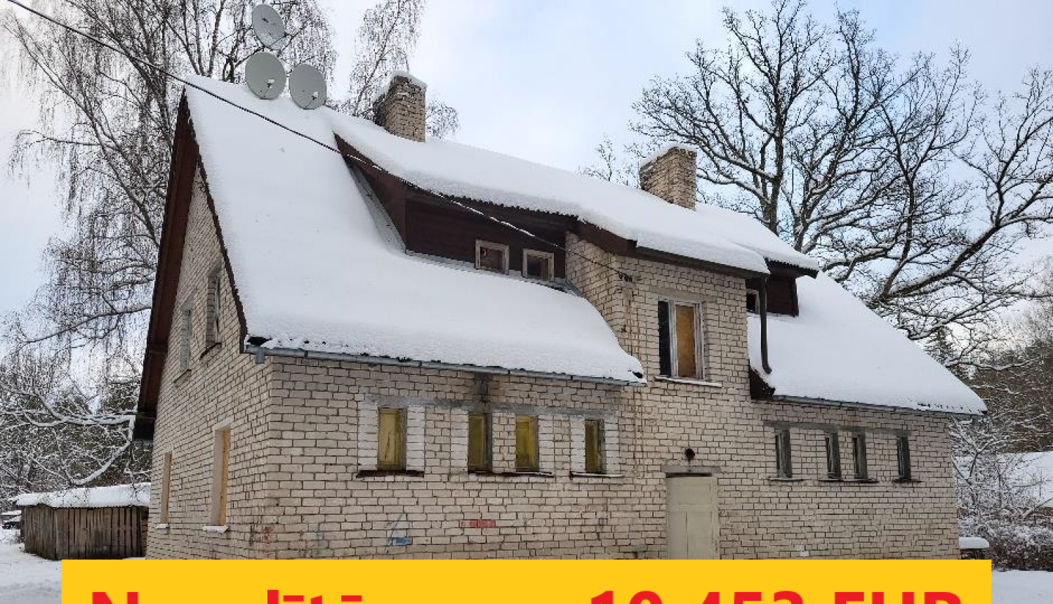 Ķieģeļceplis izsole noslēgusies