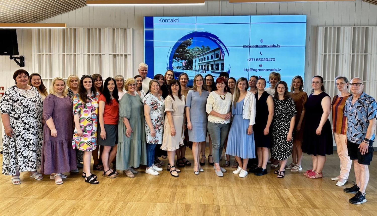Ogres novada pašvaldības kultūras iestāžu vadītāju kopbilde 29.05.2024