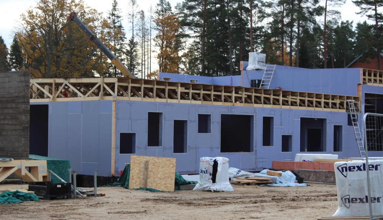 Jaunas moduļu tipa pirmsskolas izglītības iestādes būvniecība Lielvārdē 11.2023.