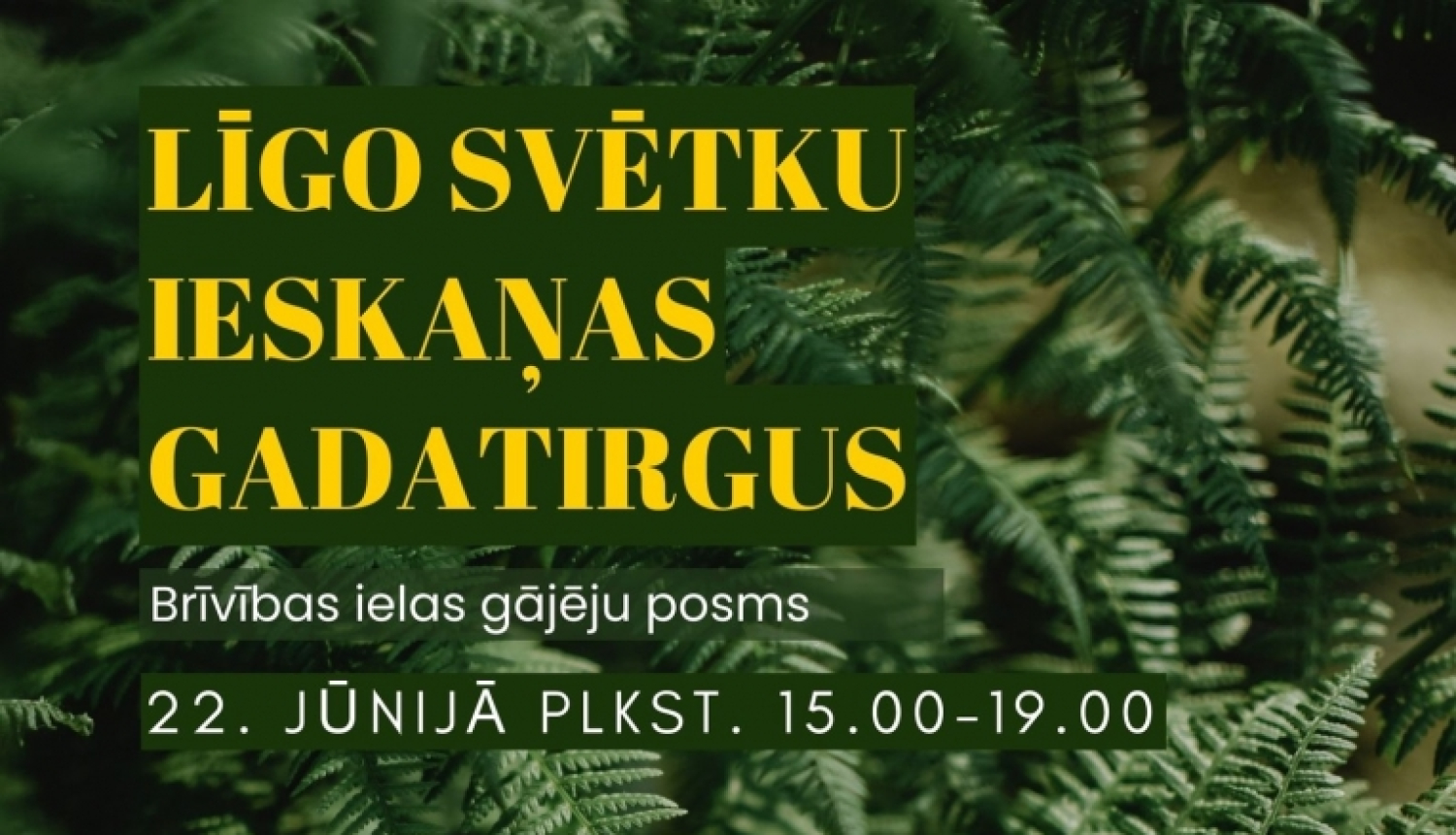 LĪGO SVĒTKU IESKAŅAS GADATIRGUS Ogrē 22.06.2024