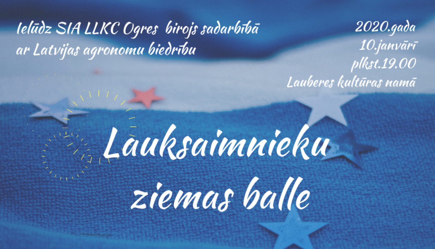 LLKC Ogres birojs aicina uz Lauksaimnieku ziemas balli