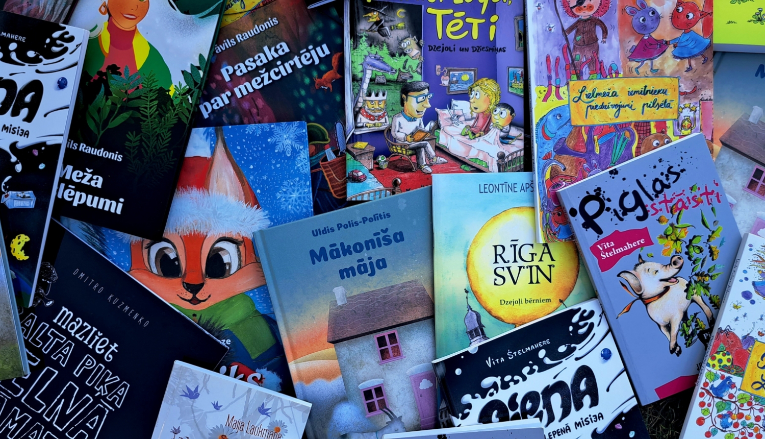 Dažādas bērnu grāmatiņas