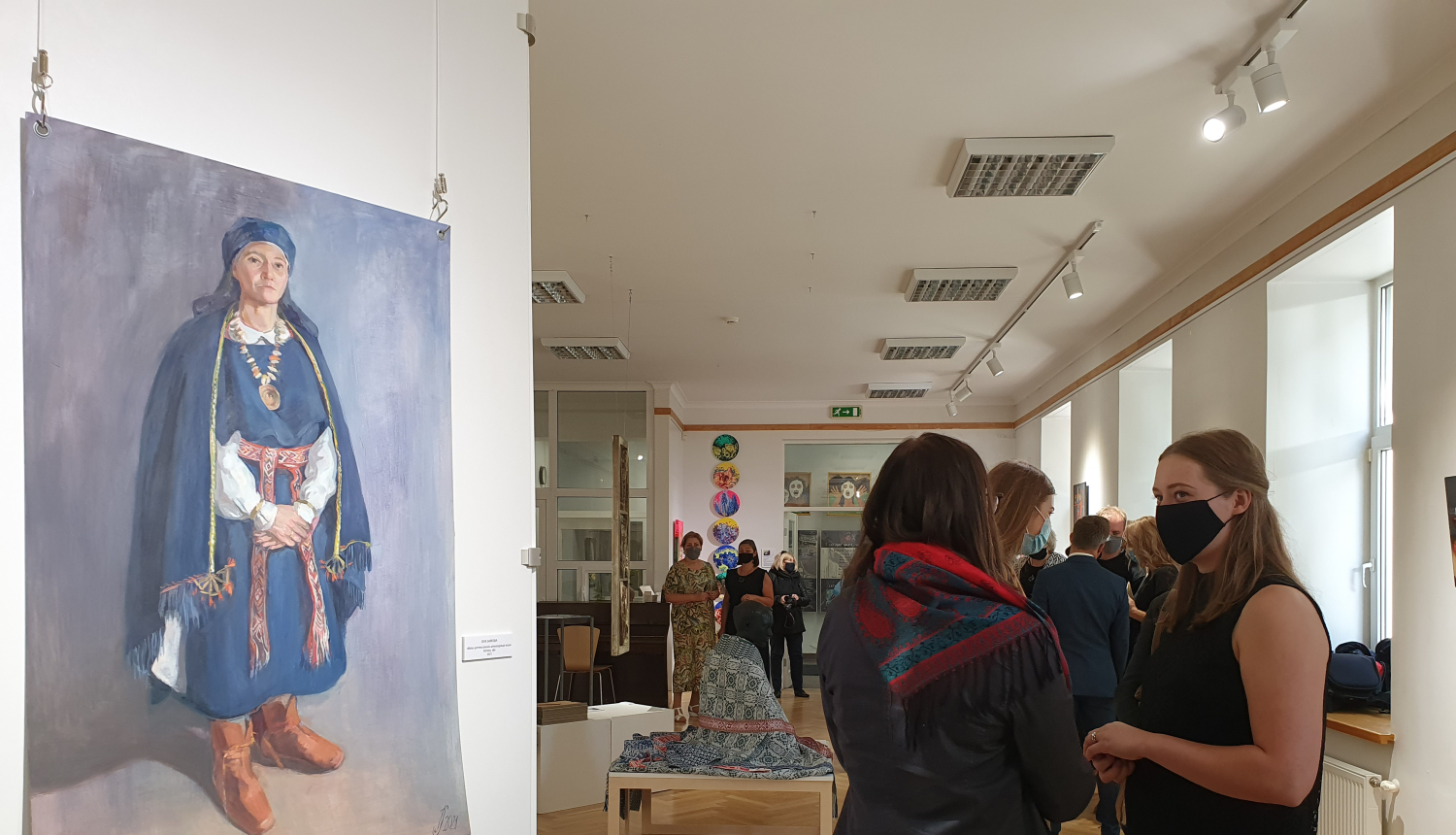 Mākslas skolas absolventu izstādes atklāšana