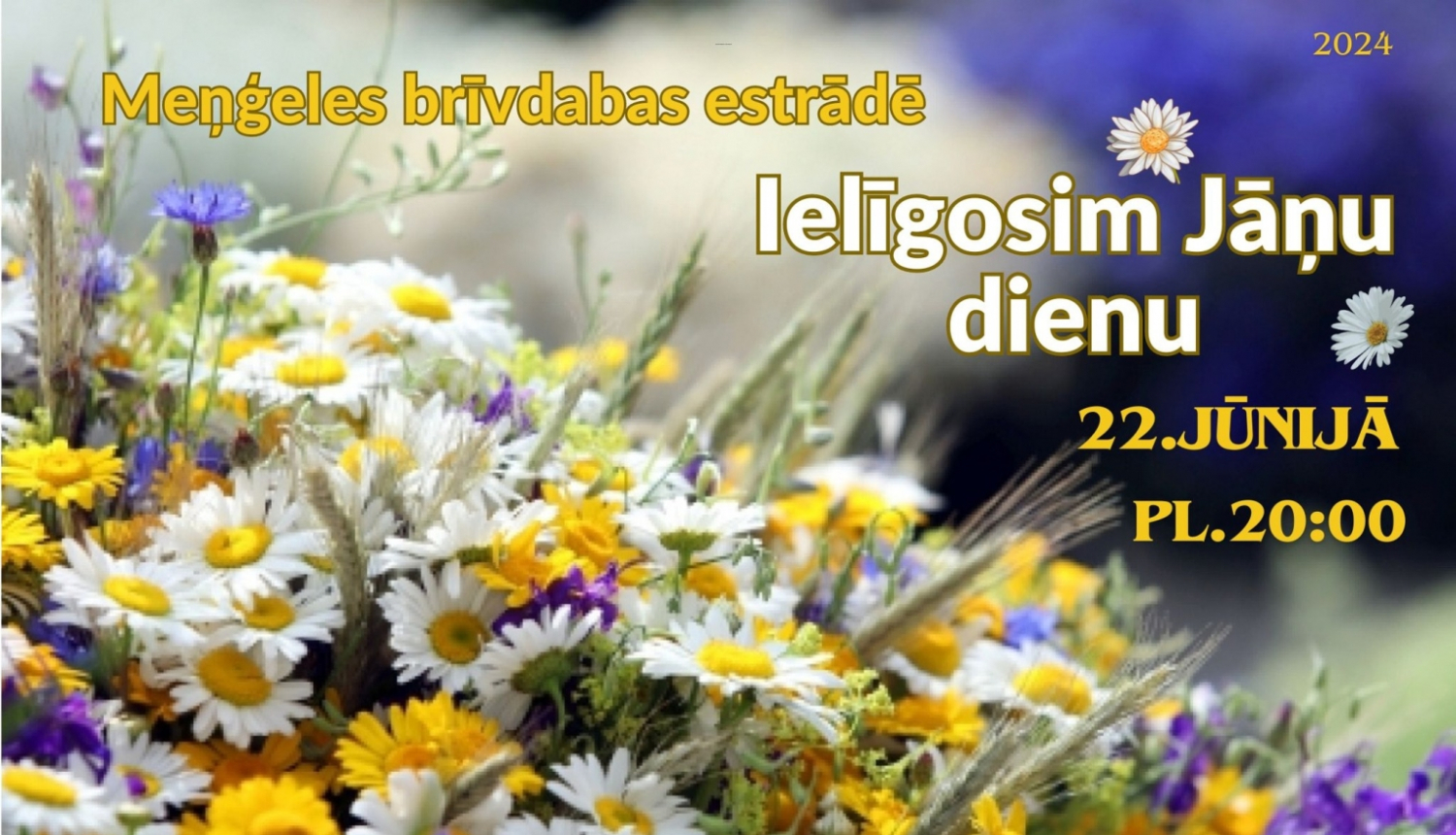 Līgo vakara ieskandināšana Meņģelē