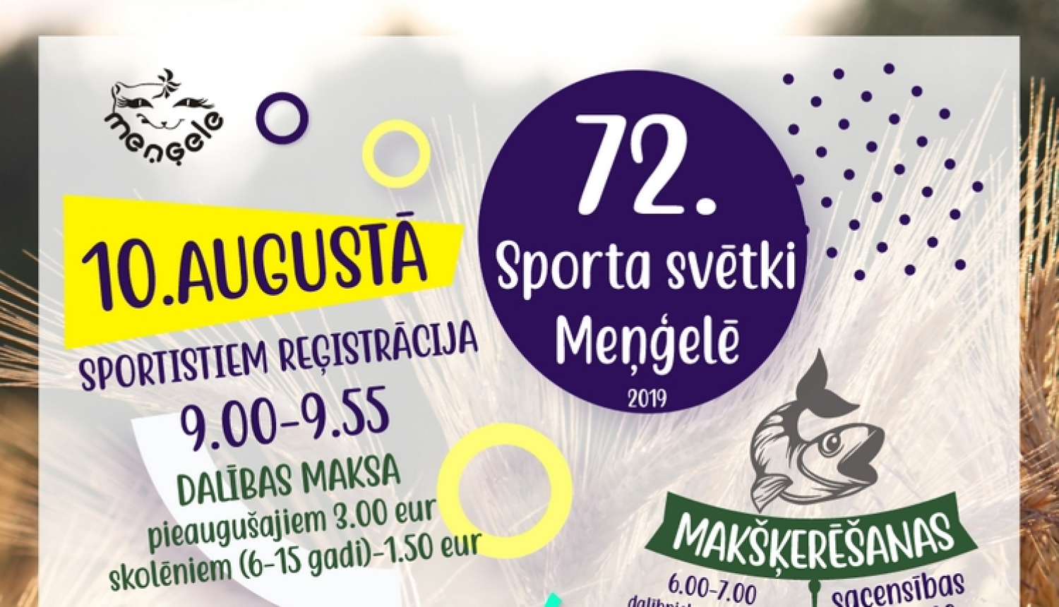 Sestdien Meņģelē sporta svētki un zaļumballe