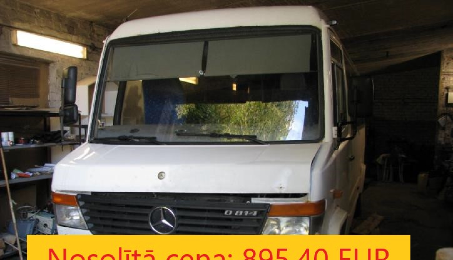 Balts MERCEDES BENZ VARIO 814 ar valsts numuru HJ-9712 izsoles rezultāti