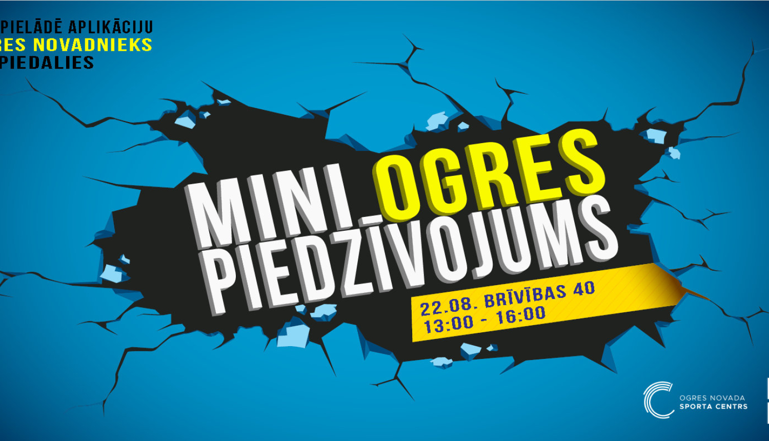 22. augustā piedalies Mini Ogres piedzīvojumā