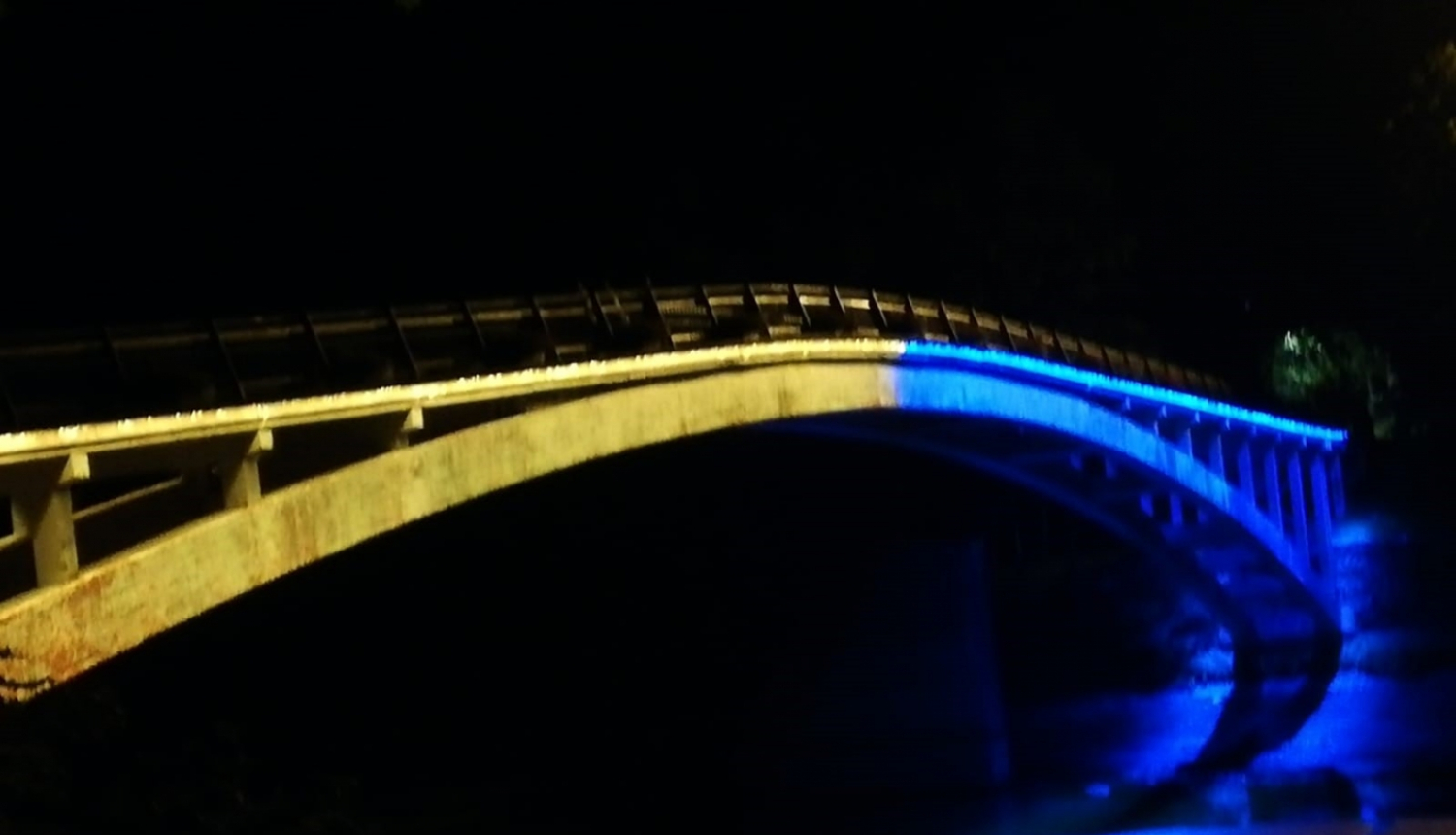 Ukrainas Neatkarības dienā Ogre pauž atbalstu Ukrainai 