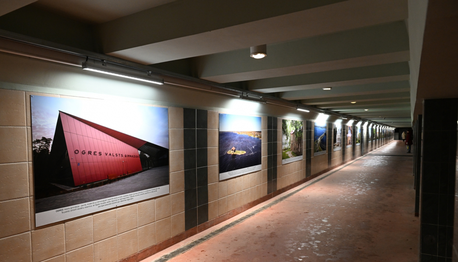 Fotoattļēli Ogres tunelī 03.12.2023.