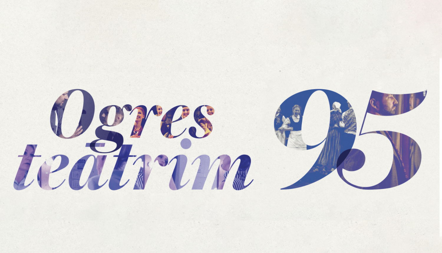 Ogres teātrim 95 plakāts
