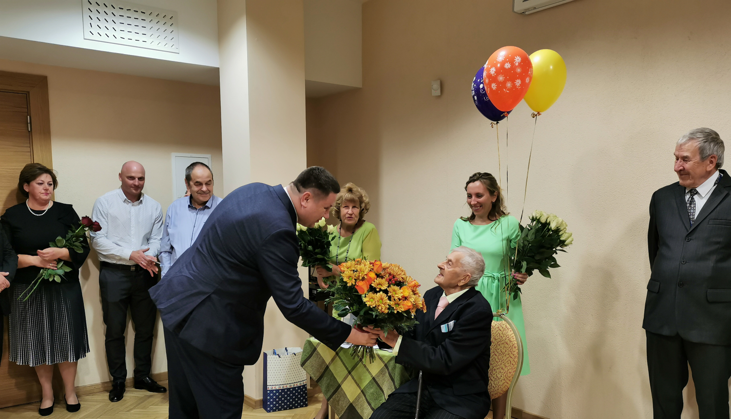 Ogresgalieti Antonu Petkeviču sumina 100 gadu jubilejā