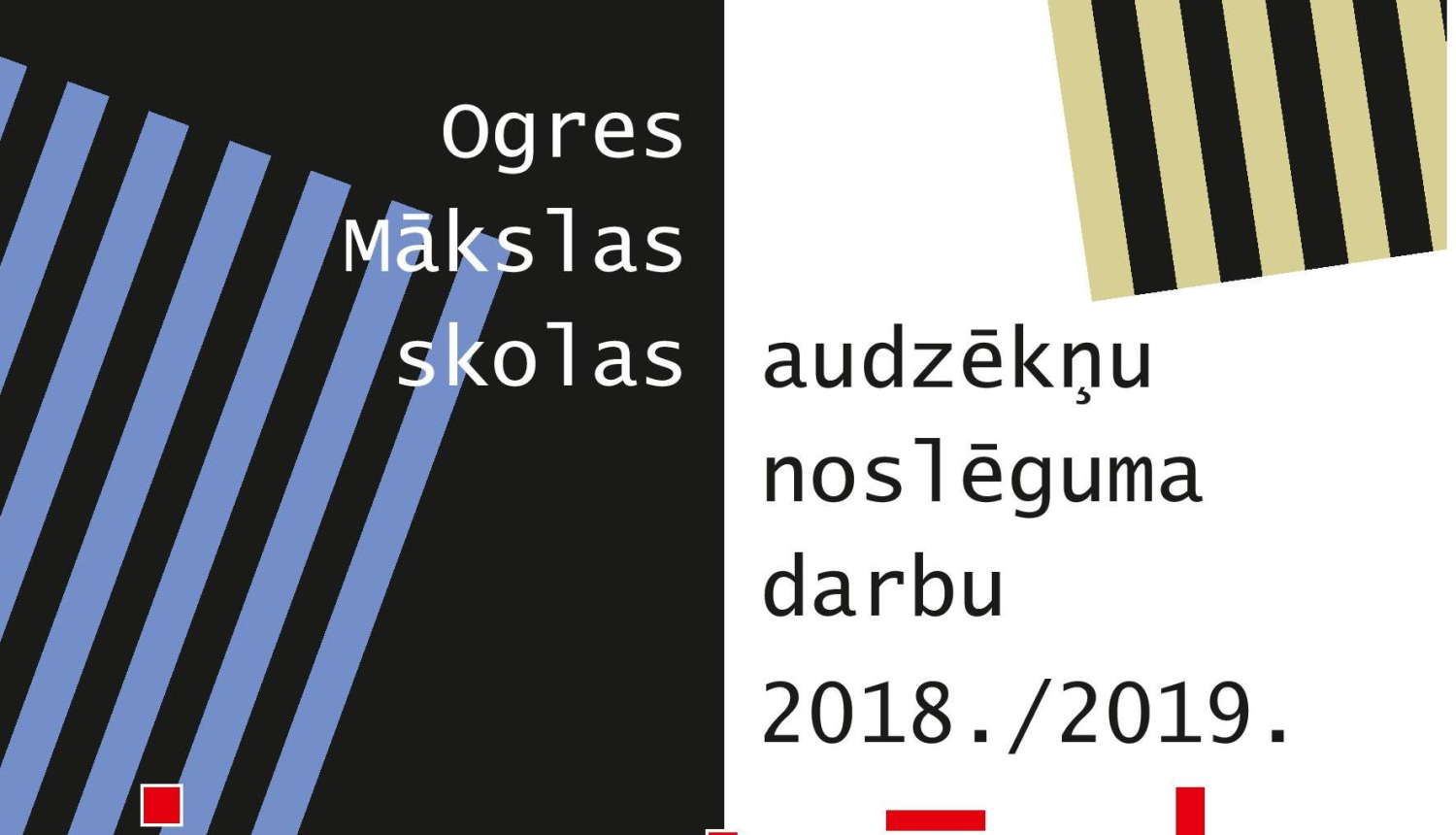 Ogres Mākslas skolā apskatāmi audzēkņu noslēguma darbi