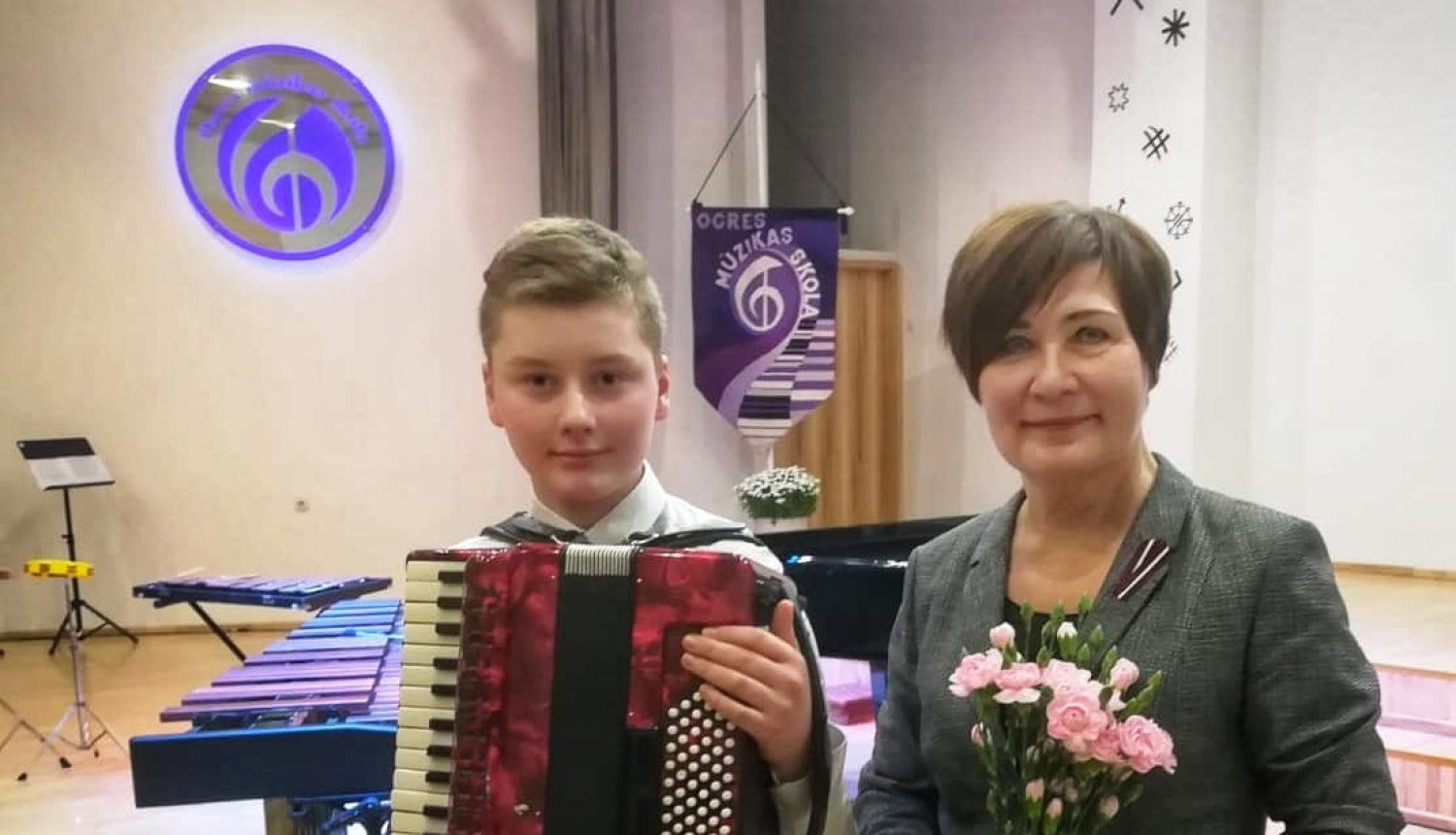 Ogres Mūzikas skolas akordeonisti gūst panākumus valsts konkursā