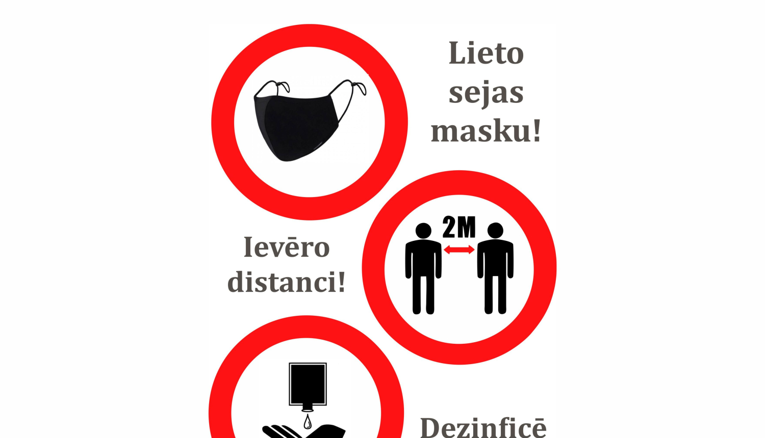 Apmeklējot Ogres novada kultūras centra publiskās zonas nepieciešams lietot sejas masku