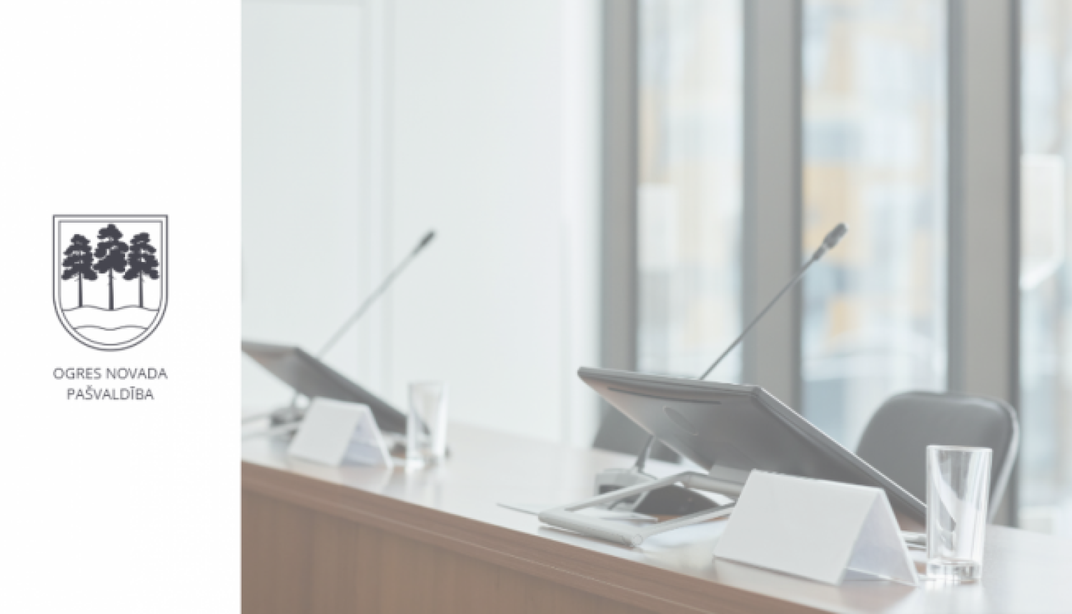Ogres novada pašvaldība konferences fons