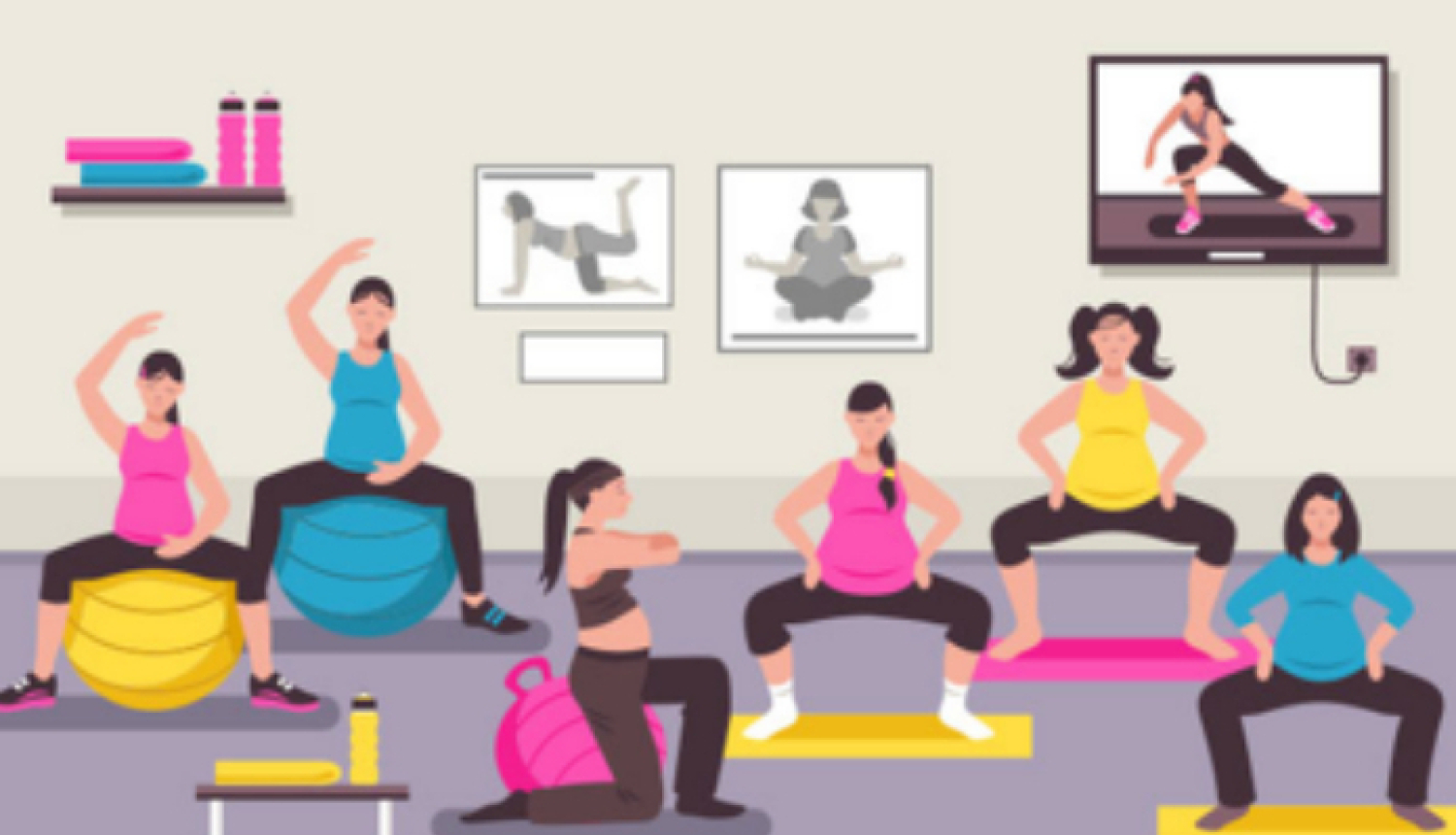 Oveselība aicina topošās māmiņas uz vingrošanas nodarbībām