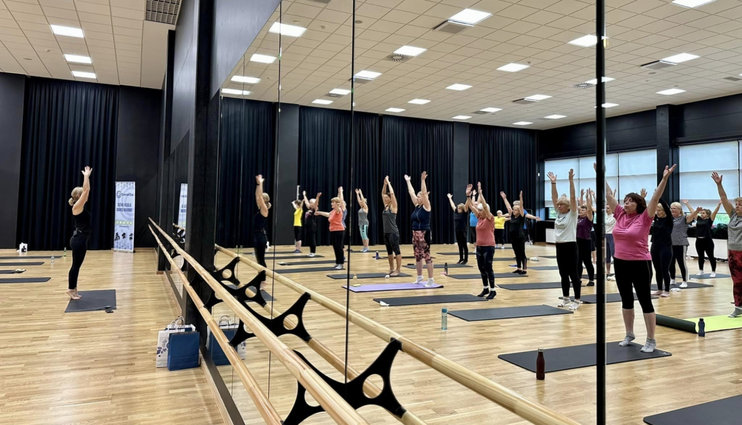 Oveselības organizēts pasākums "Vingro vesels Ogrē!"