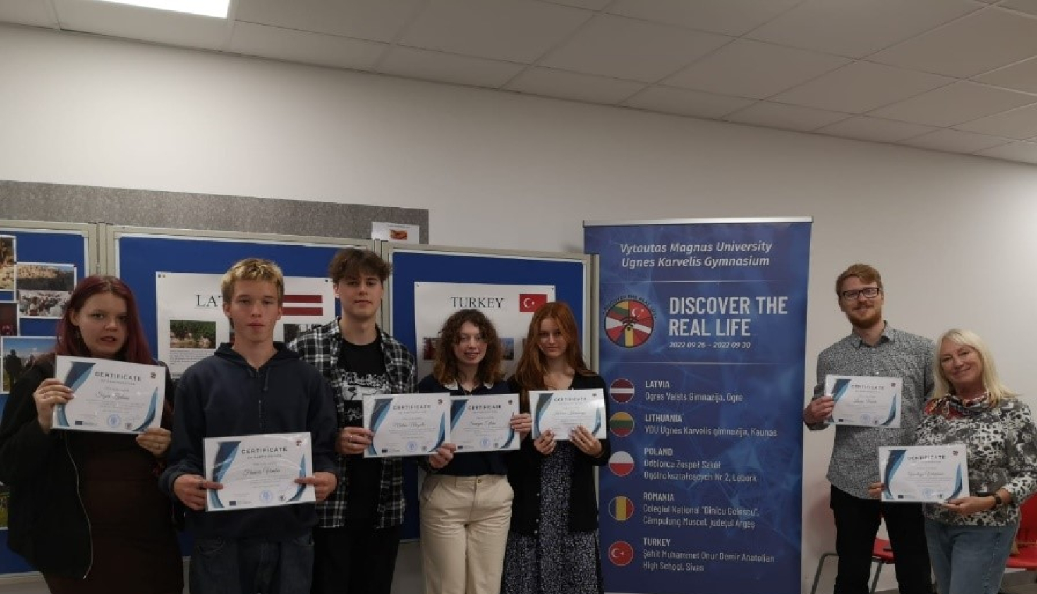 Ogres Valsts  ģimnāzijas skolēni un skolotāji turpina savu Erasmus+ projektu maratonu