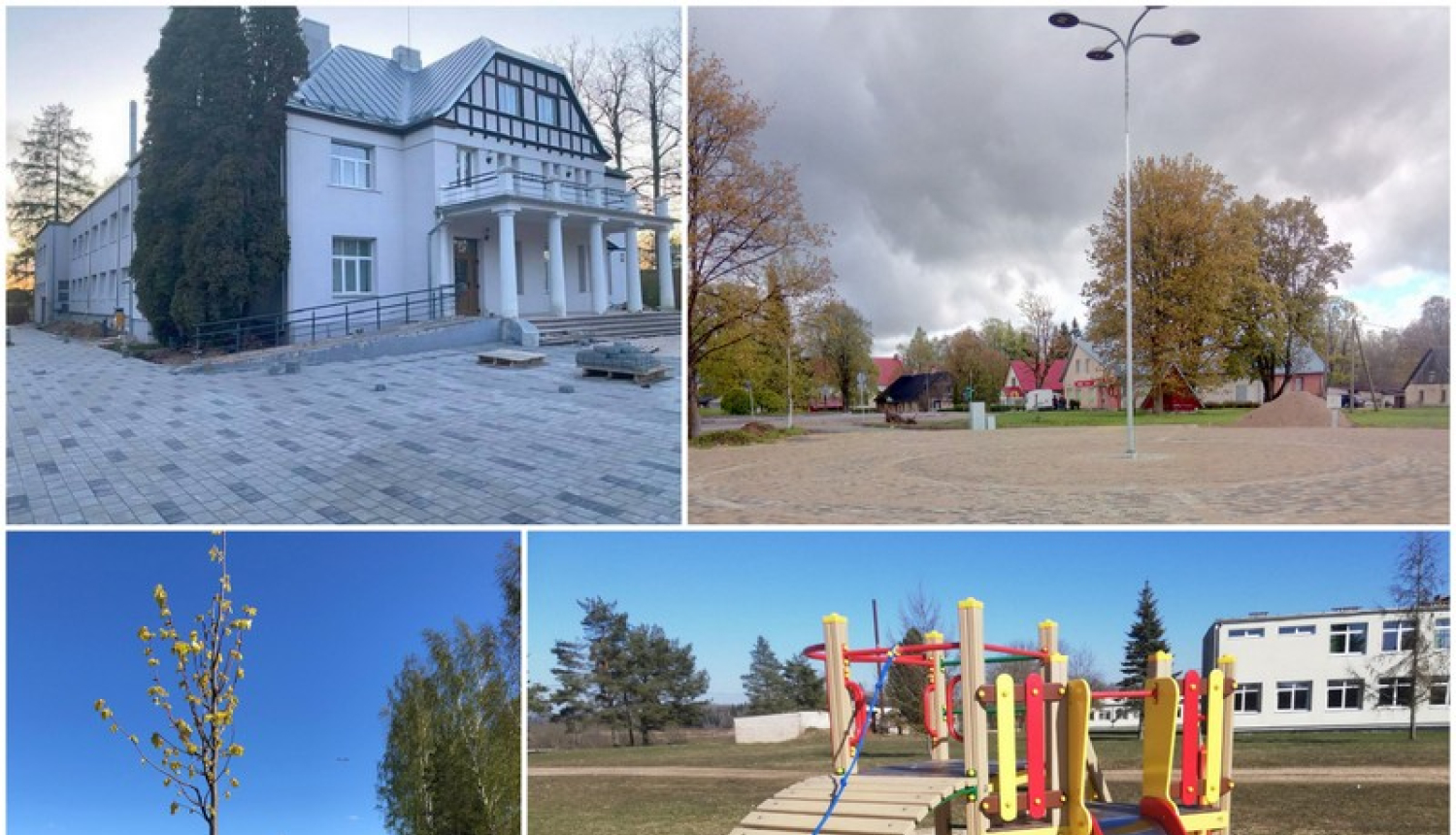 Labiekārtošanas darbi pagastos