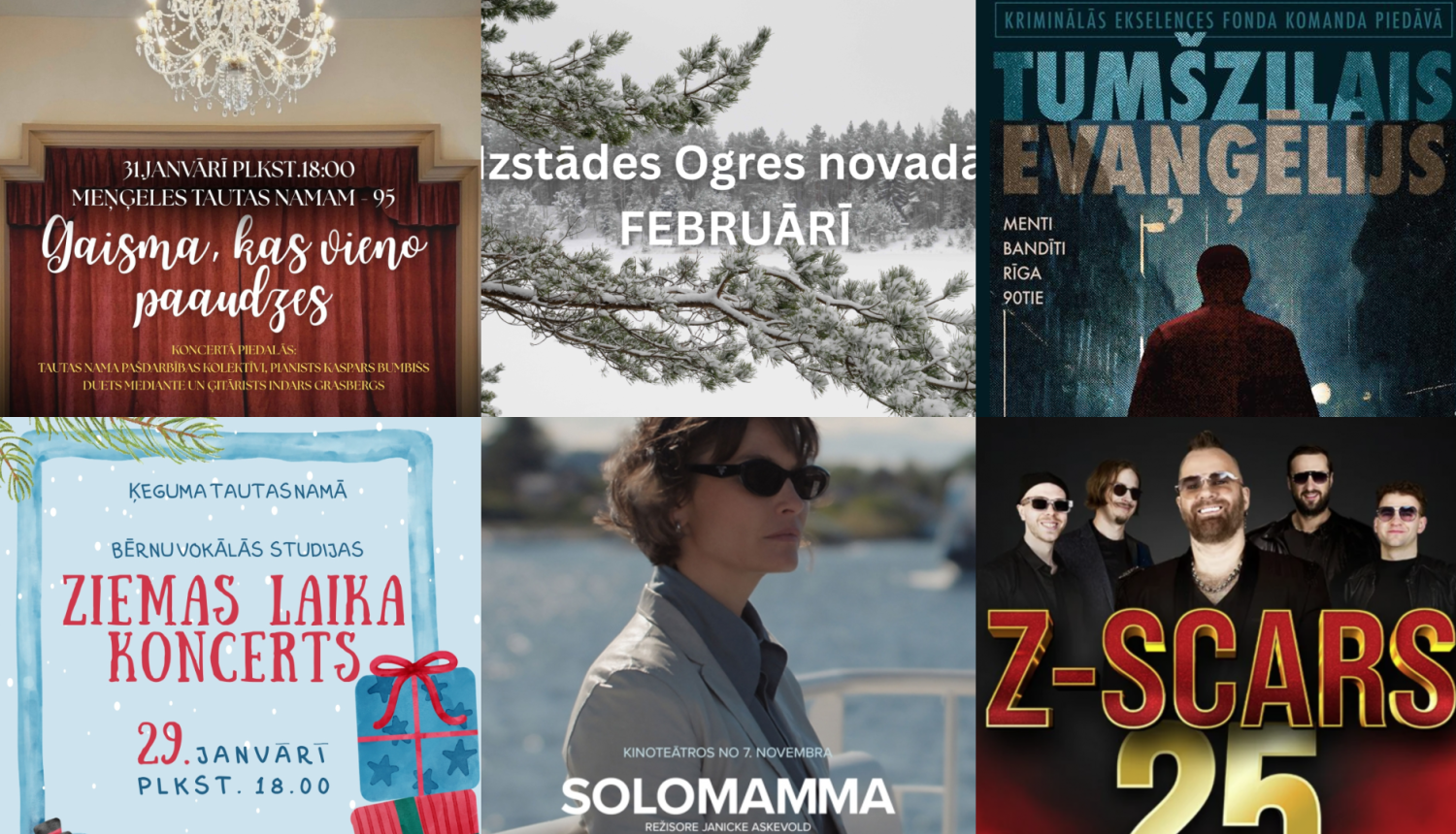 Pasākumi Ogres novadā