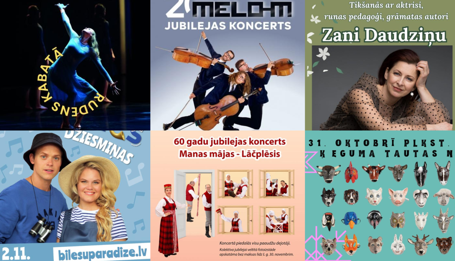 Nedēļas nogales pasākumi