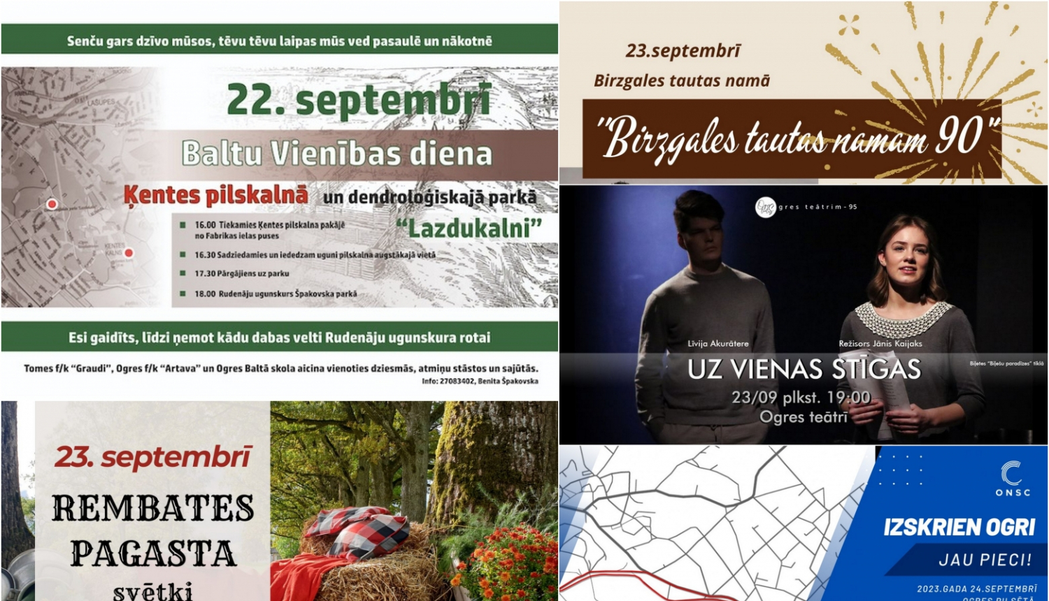 Pasākumu plakāti 09.2023.