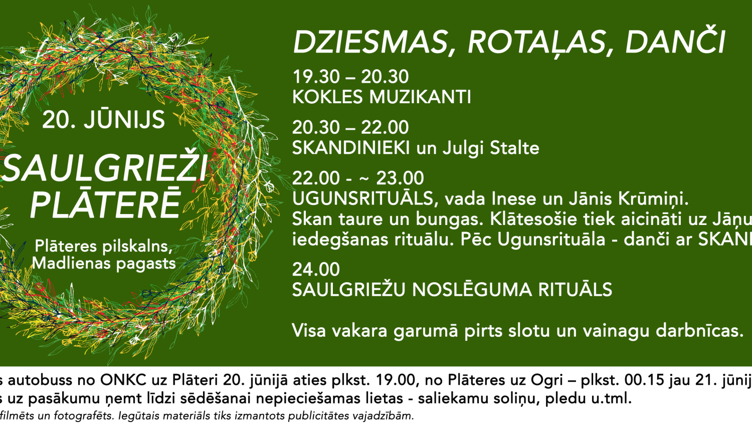 Ceturtdien Saulgrieži Plāteres pilskalnā